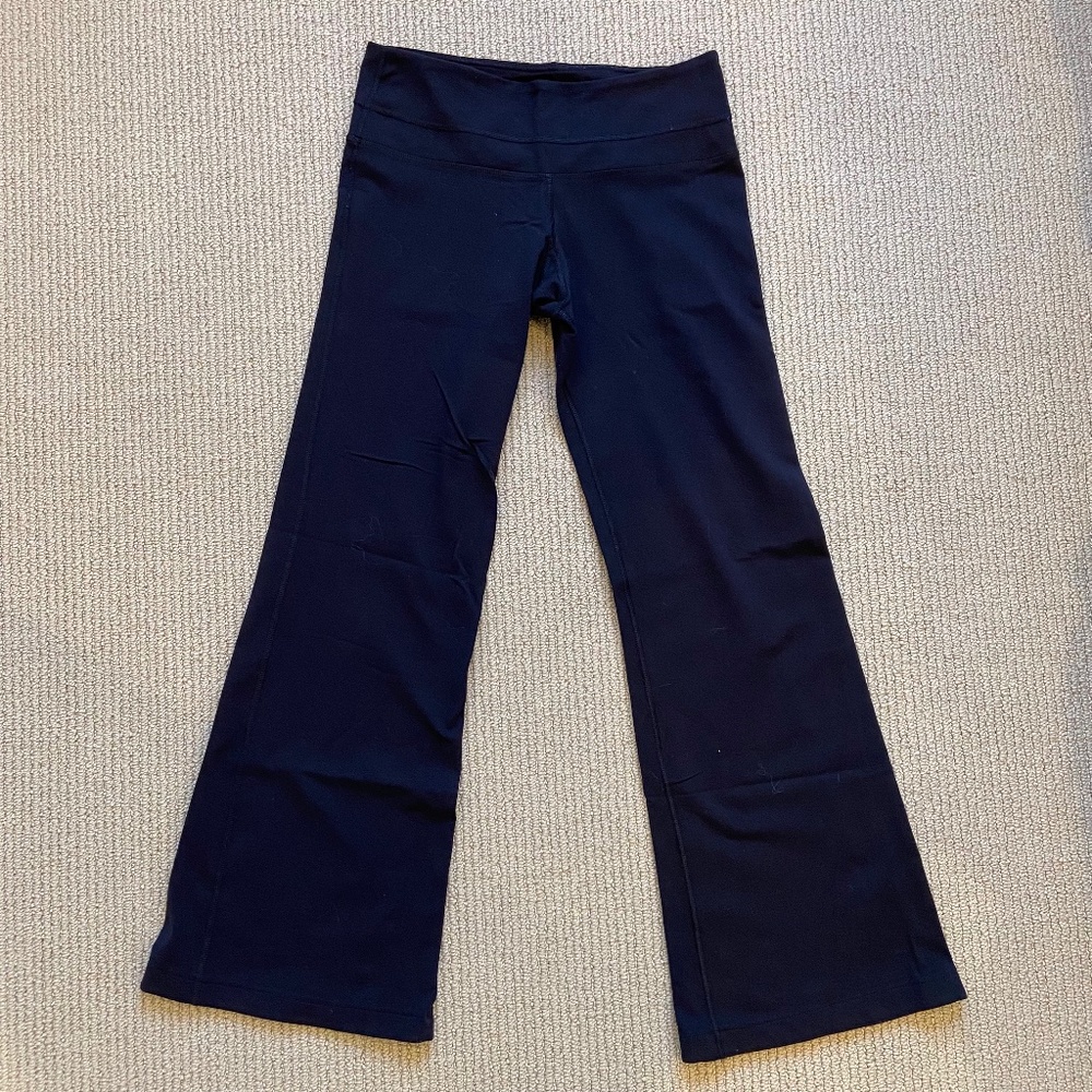 Vintage Lululemon Black Long Flare Pants